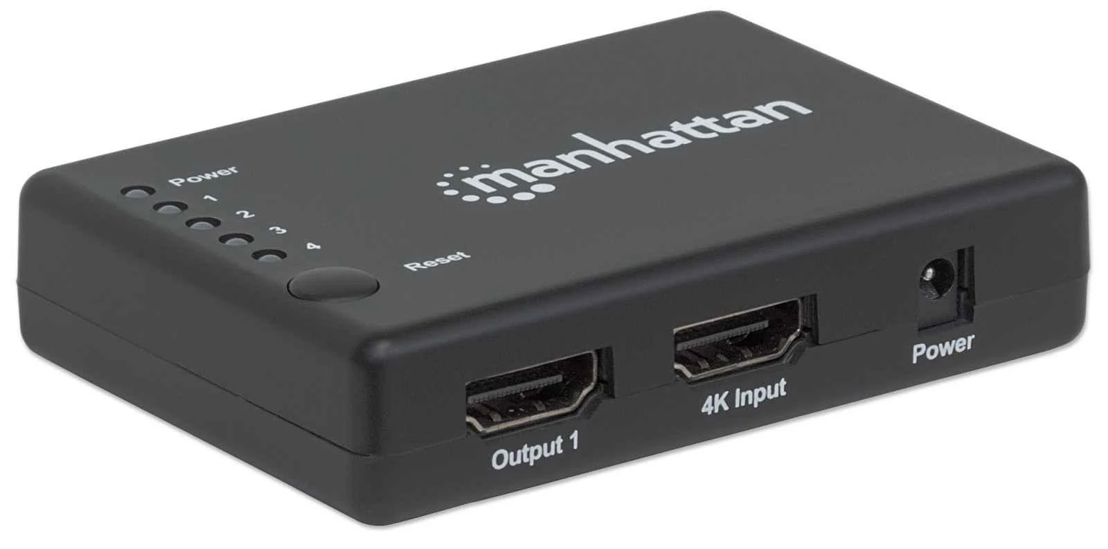 Manhattan 207706 vaizdo signalų daliklis HDMI 4x HDMI