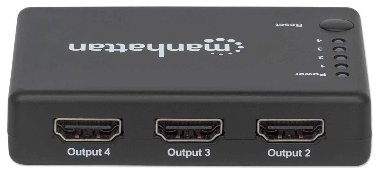 Manhattan 207706 vaizdo signalų daliklis HDMI 4x HDMI