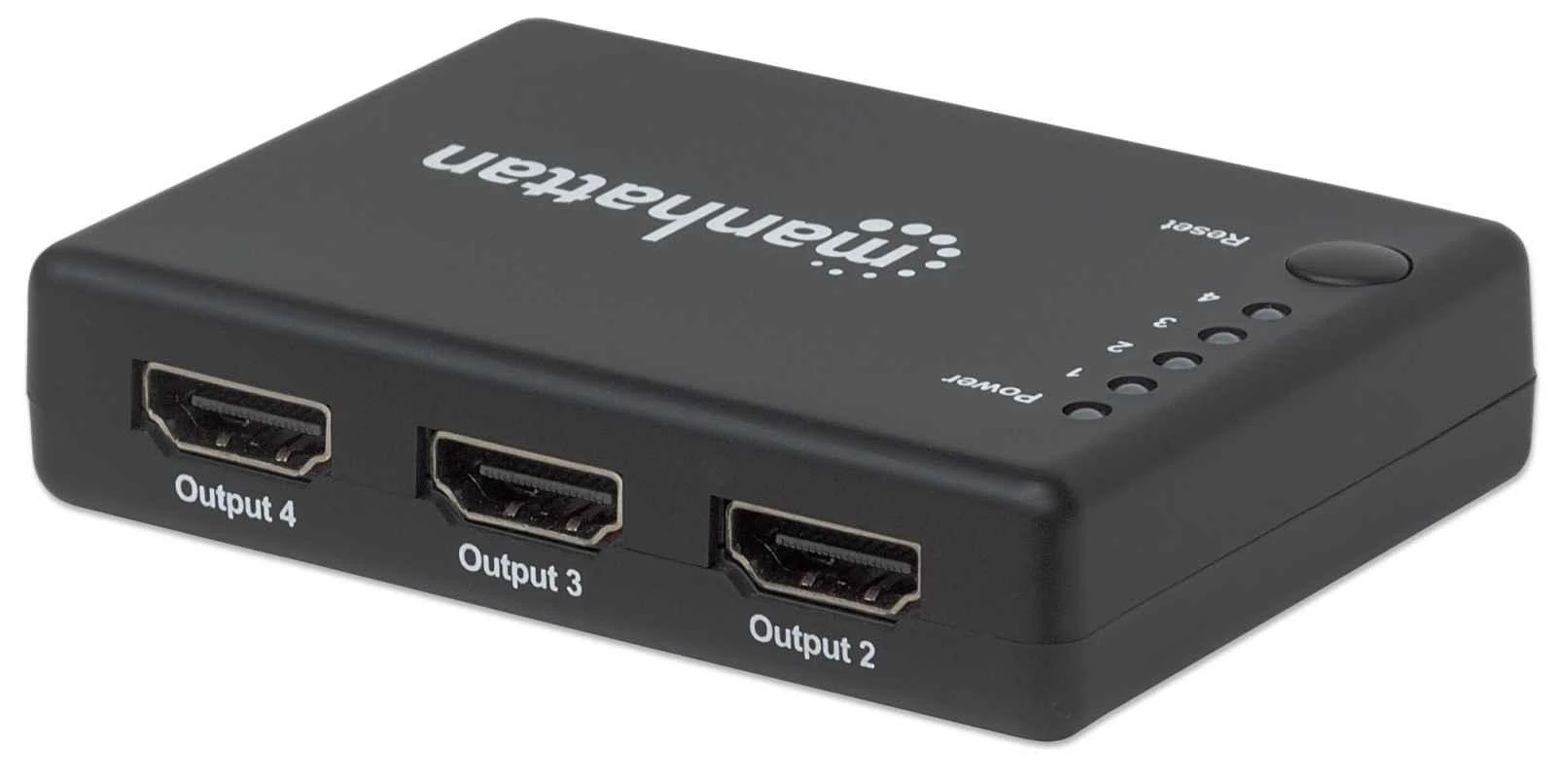 Manhattan 207706 vaizdo signalų daliklis HDMI 4x HDMI