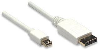 Mini DisplayPort į DisplayPort kabelio jungtys
