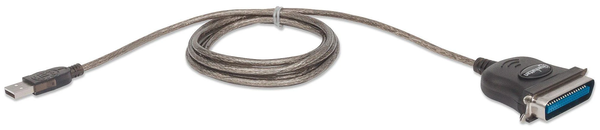 Manhattan 317016 spausdintuvo laidas 1,8 m Juoda