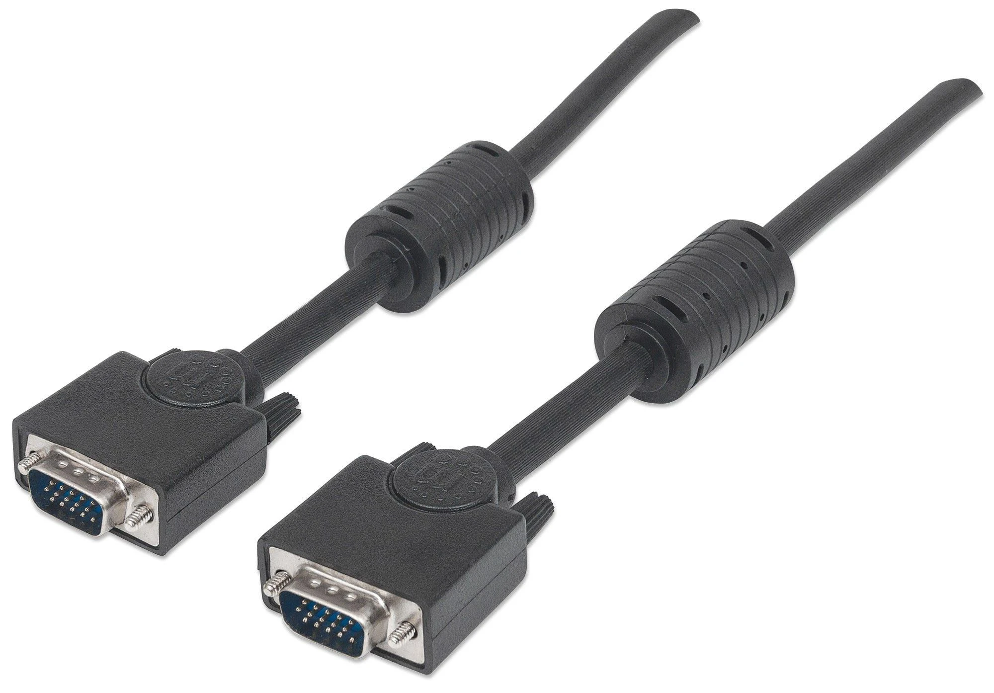 Manhattan 317733 VGA kabelis 3 m VGA (D-Sub) Juoda