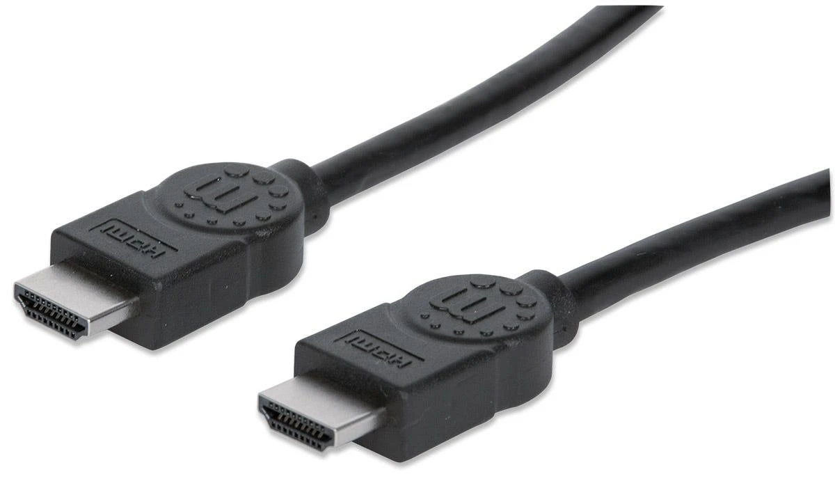Manhattan 322539 HDMI kabelis 10 m HDMI A tipo (standartinis) Juoda