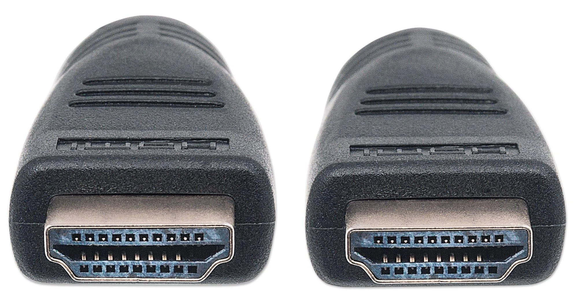 Manhattan HDMI kabelio kištukai iš arti