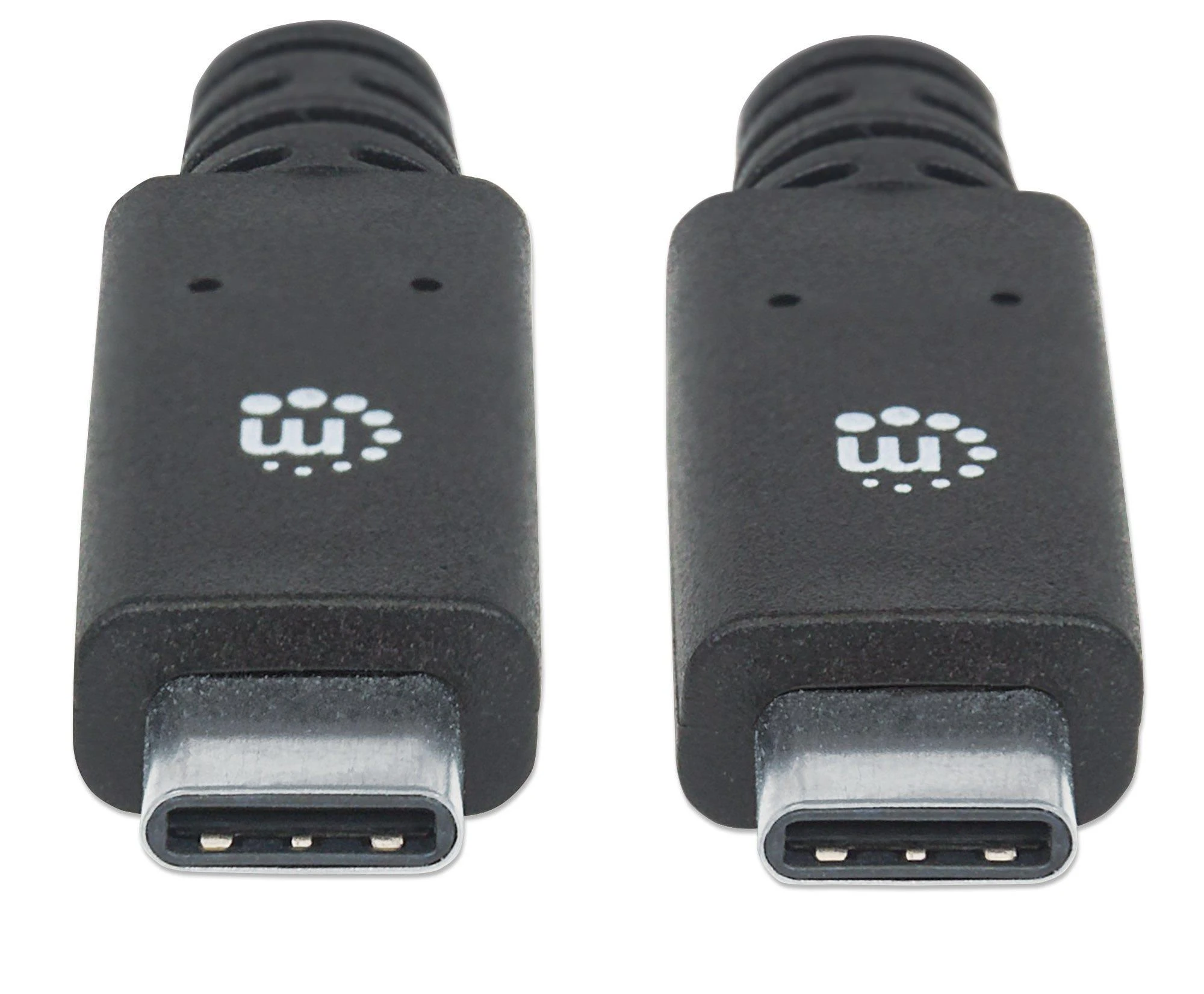 MANHATTAN  354905 SuperSpeed USB-C Device Cable USB 3.2 Gen 1, Type-C Male to Type-C Male, 5 Gbps, 2 m, Juodas