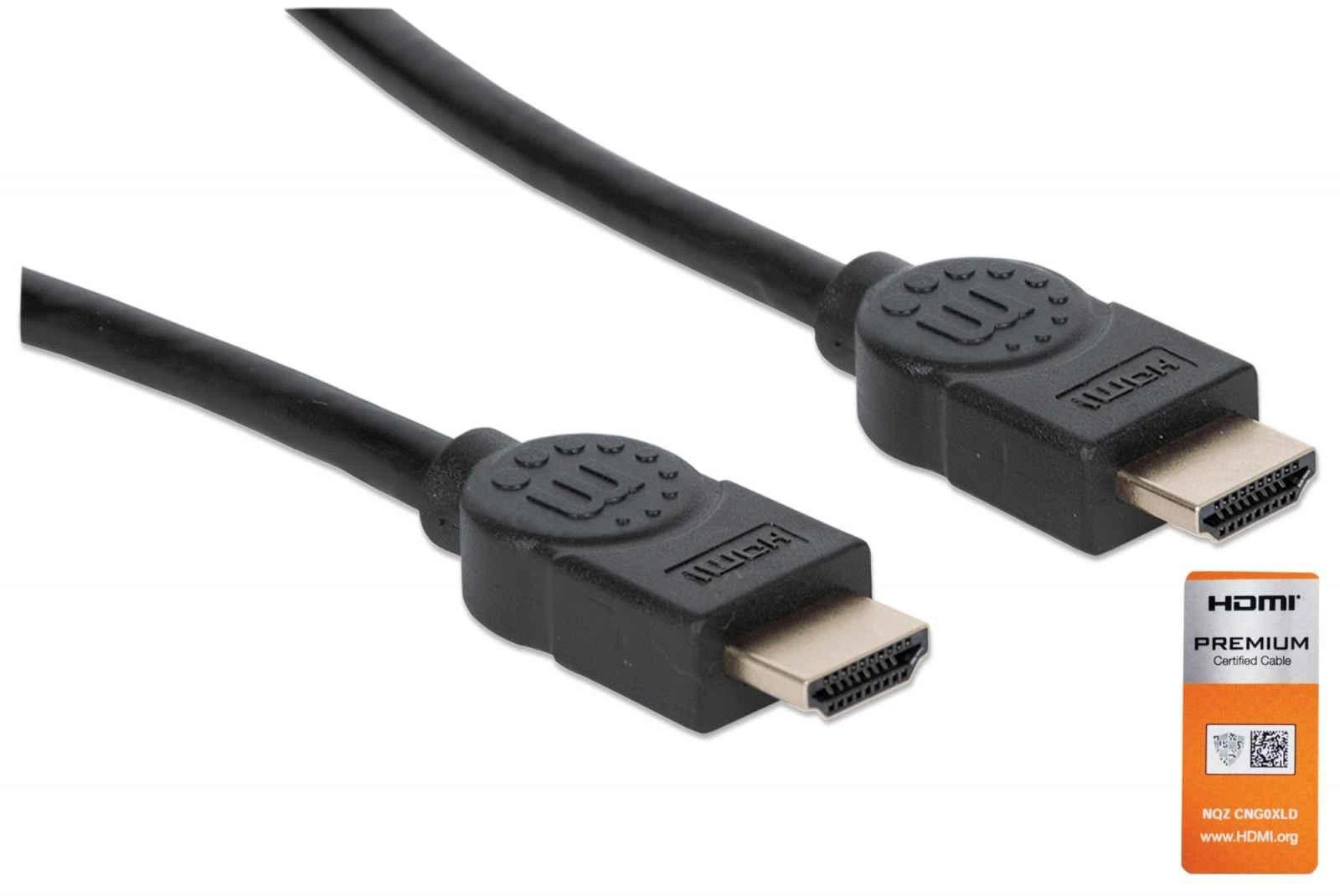 StarTech Manhattan 355346 HDMI kabelis 1,8 m HDMI A tipo (standartinis) Juoda