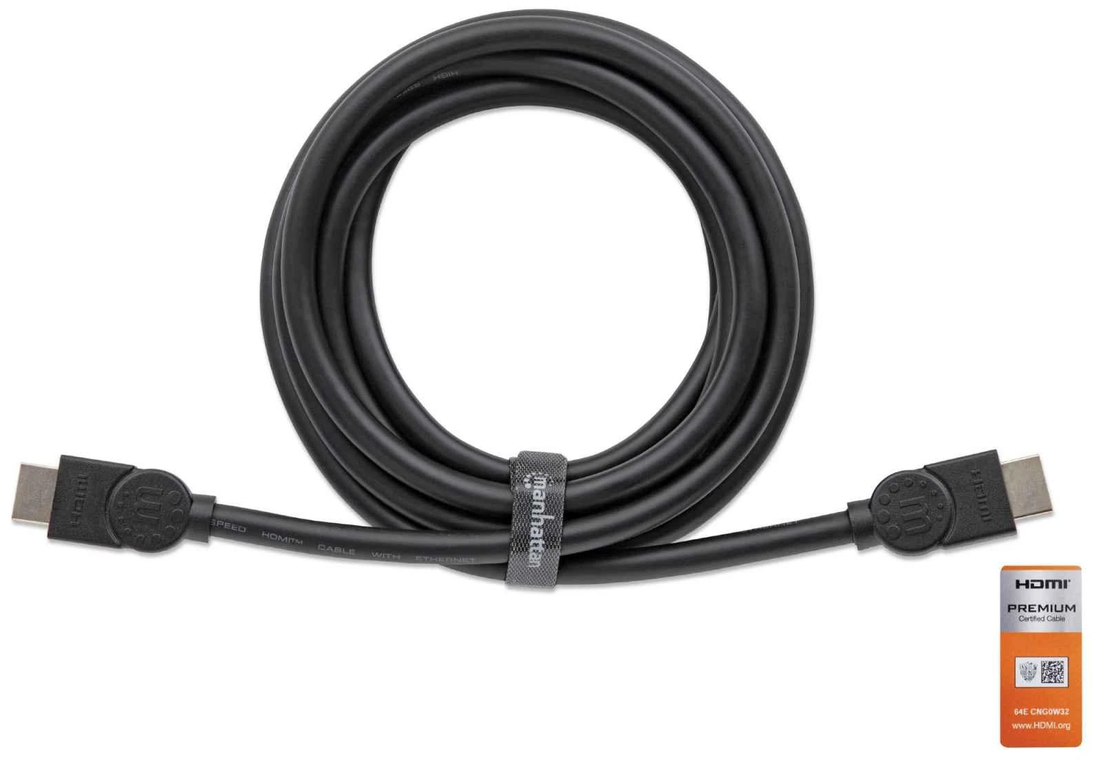 StarTech Manhattan 355346 HDMI kabelis 1,8 m HDMI A tipo (standartinis) Juoda