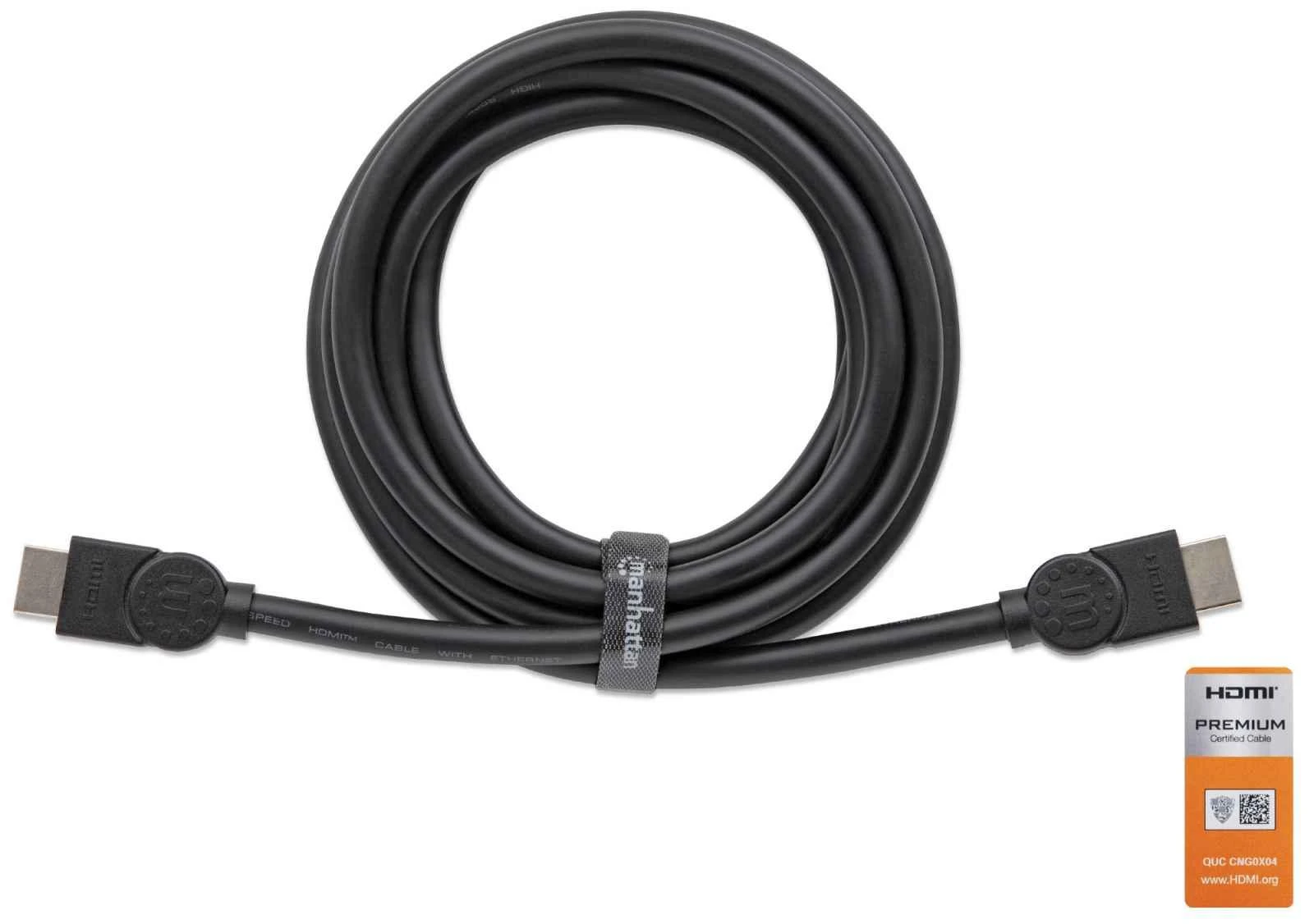 StarTech Manhattan 355353 HDMI kabelis 3 m HDMI A tipo (standartinis) Juoda