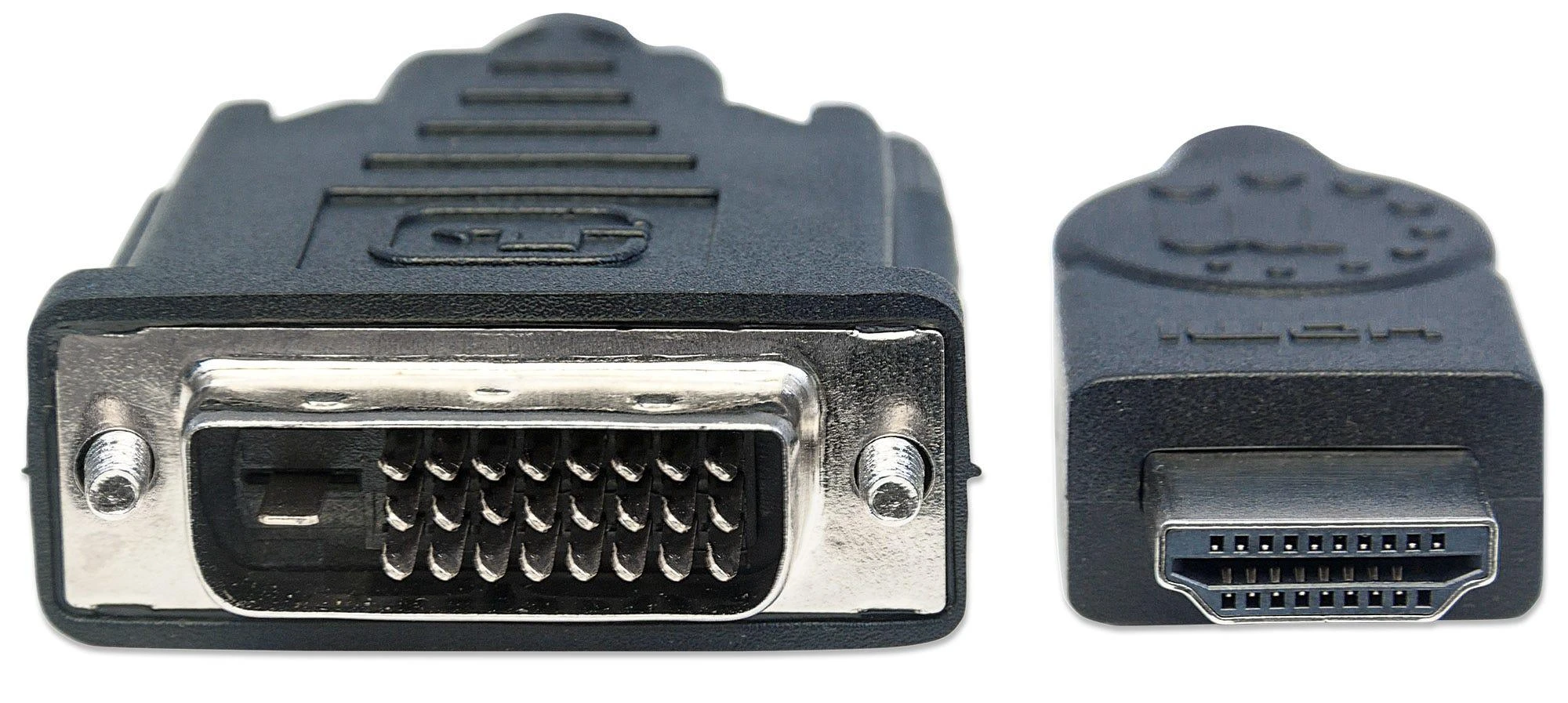 StarTech Manhattan 372510 vaizdo kabelio adapteris 3 m HDMI DVI-D Juoda