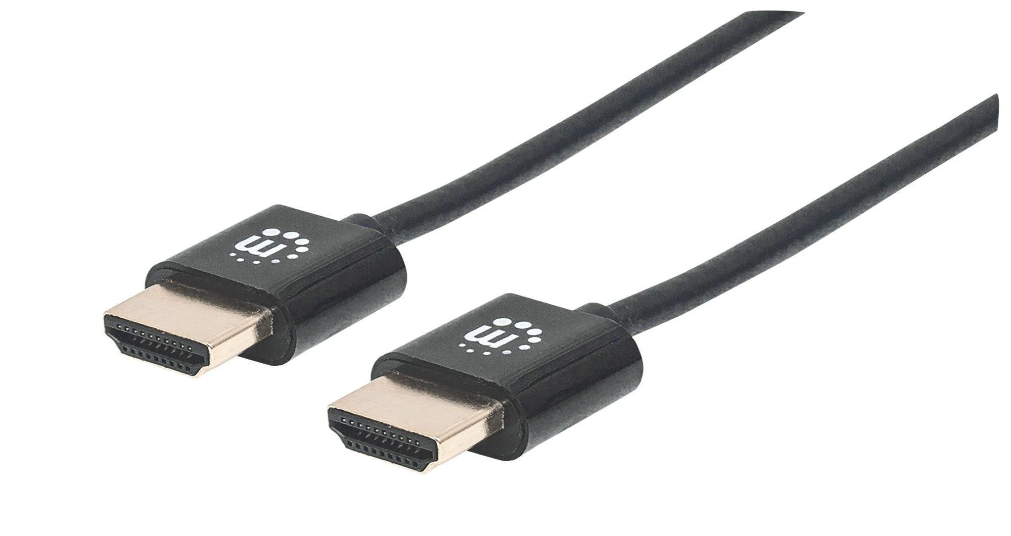 Manhattan 394352 HDMI kabelis 1 m HDMI A tipo (standartinis) Juoda