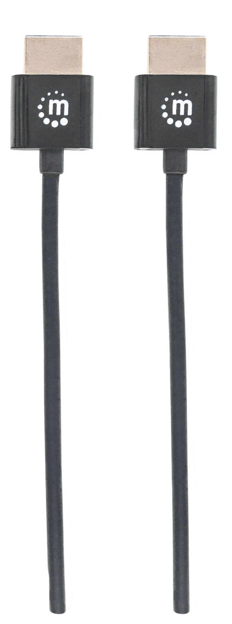 Manhattan 394352 HDMI kabelis 1 m HDMI A tipo (standartinis) Juoda