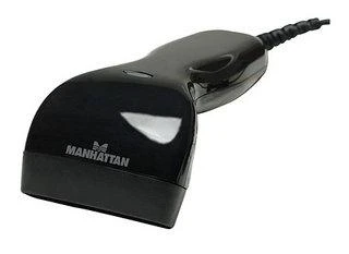 Manhattan 401517 brūkšninių kodų skaitytuvas Rankinis brūkšninių kodų skaitytuvas 1D CCD Juoda