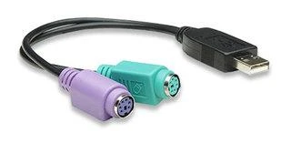 USB į dvigubą PS/2 adapteris