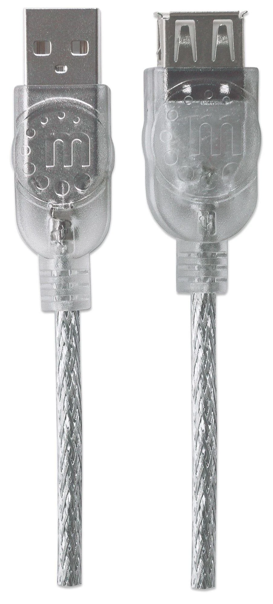 Manhattan Hi-Speed USB 2.0 USB kabelis 4,5 m USB A Sidabras