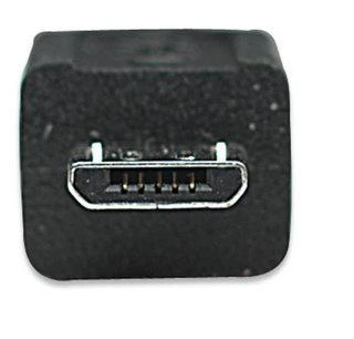 StarTech Manhattan didelės spartos USB įrenginio laidas USB kabelis 0,5 m USB A Micro-USB B Juoda
