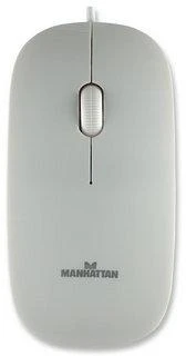 Manhattan Silhouette kompiuterinė pelė USB A tipo Optinis 1000 DPI Abiems rankoms