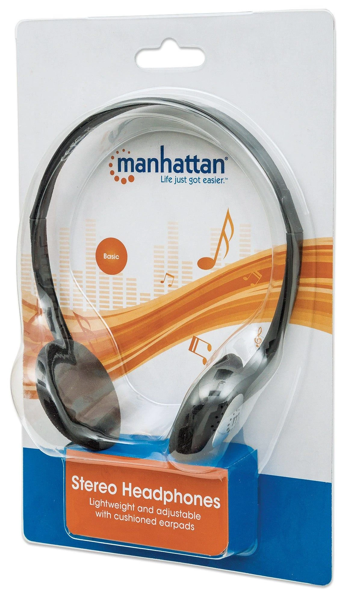 Manhattan Stereo Ausinės Su lankeliu Juoda