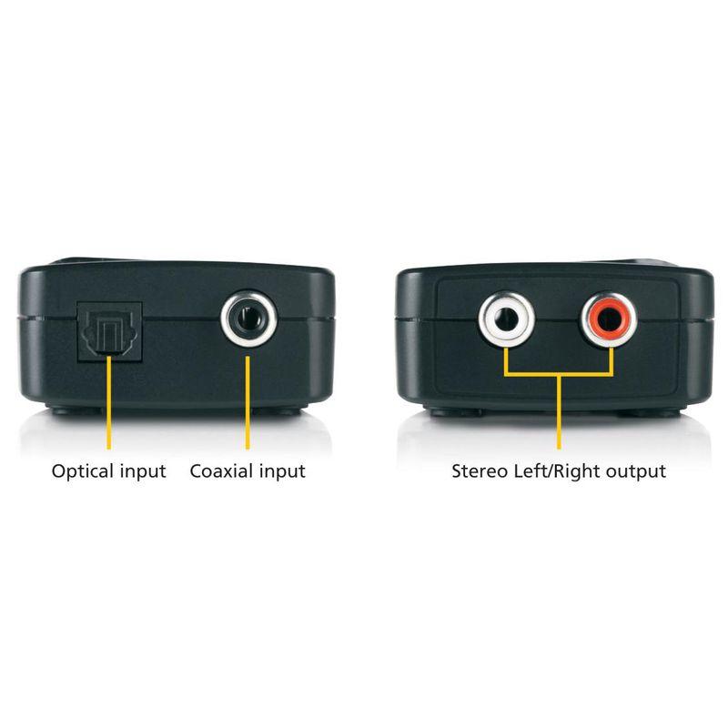 Marmitek Connect DA21 garso keitiklis Juoda