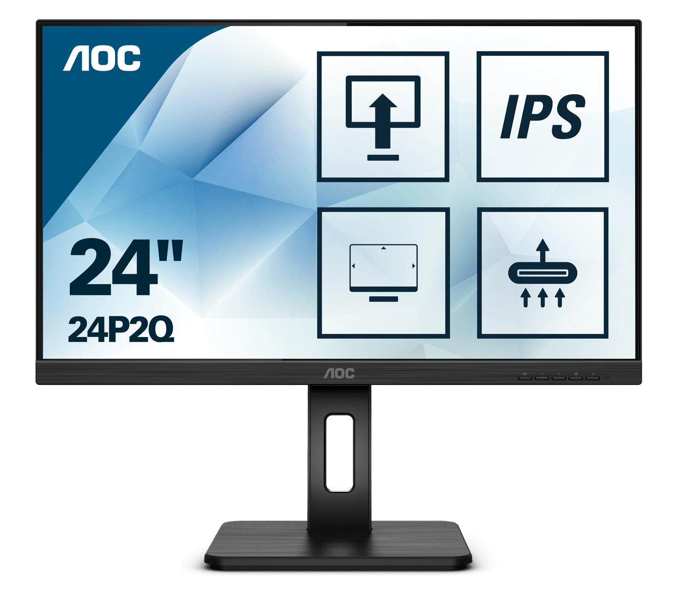 AOC 24P2Q 23,8 colio Full HD monitorius VGA DVI HDMI