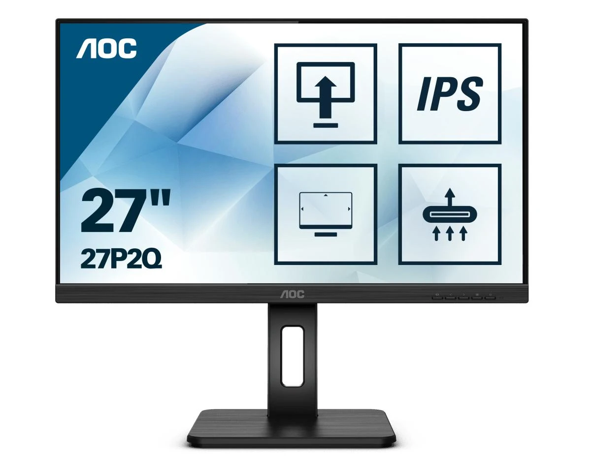 Monitorius AOC 27P2Q 27 colių Full HD monitoriai USB VGA DVI HDMI
