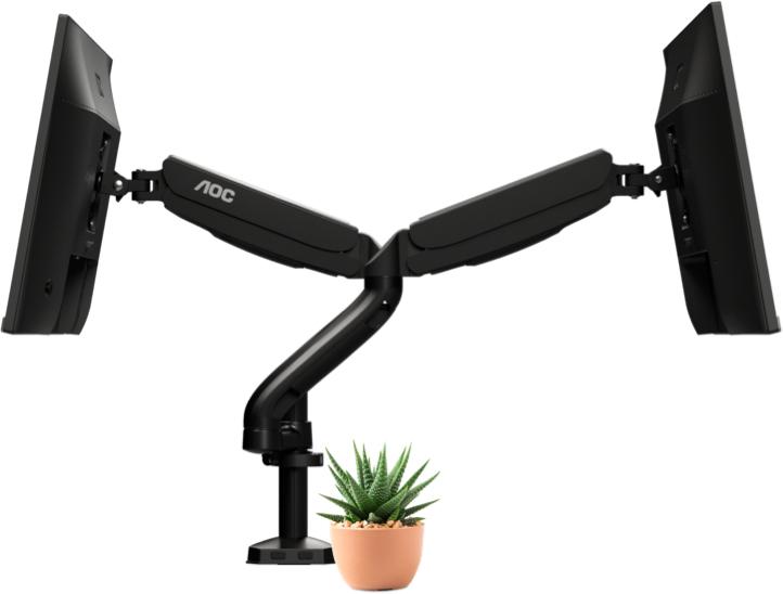 Laikiklis AOC AS110D0 Monitorius Mount, Juodas