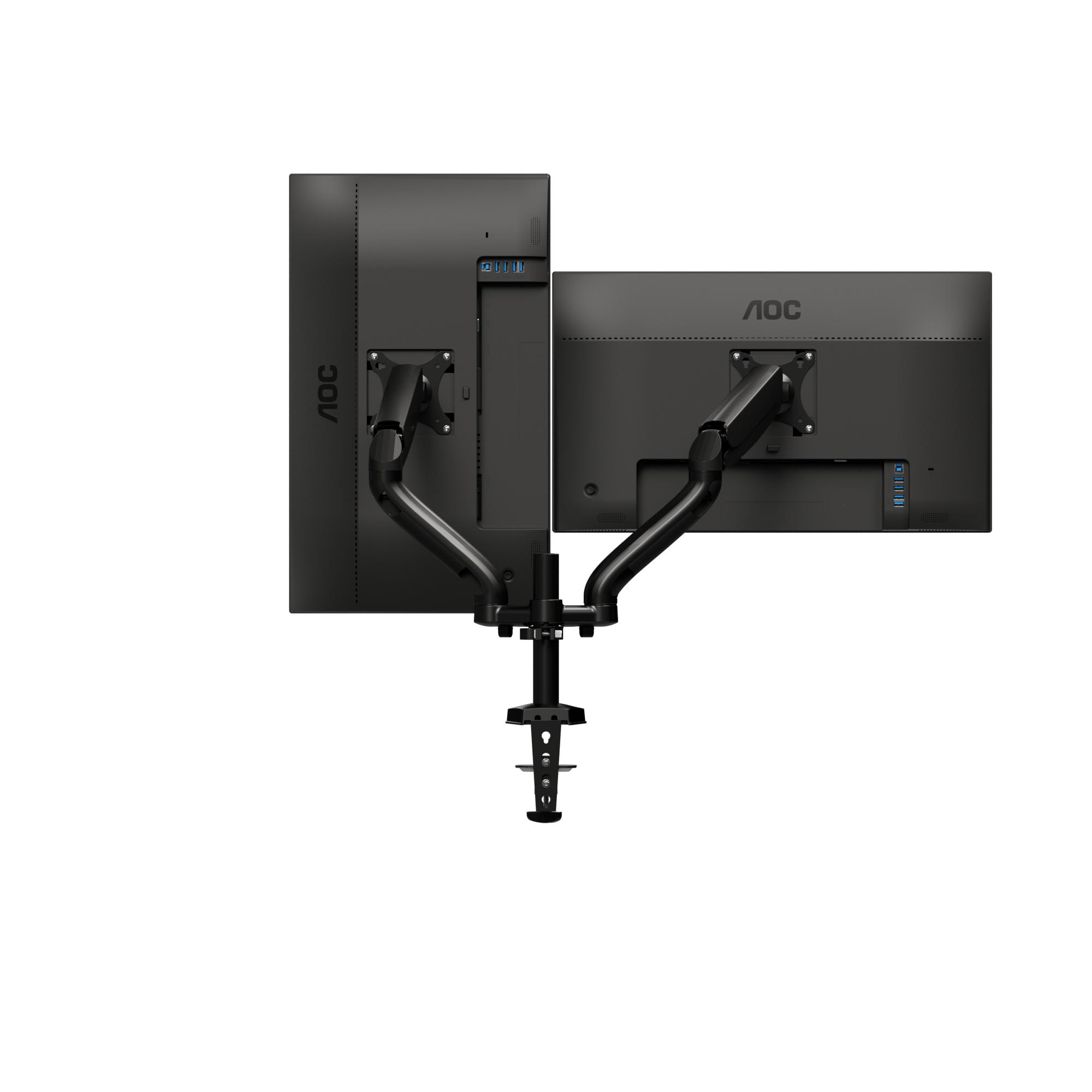 Laikiklis AOC AS110D0 Monitorius Mount, Juodas