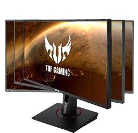 Monitorius ASUS TUF Gaming VG259Q LED, IPS, „Full HD“, adaptyvusis  sinchronizavimas, 144 Hz, 1 ms, aukščio reguliavimas, sukimasis,  garsiakalbiai, Juodas | Varle.lt
