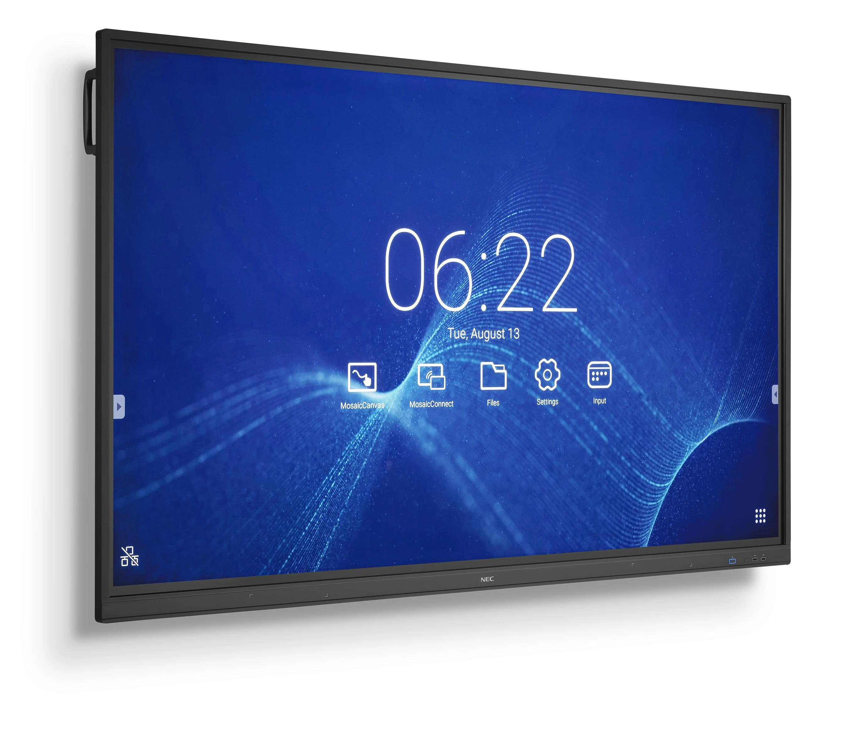 Monitorius NEC MultiSync CB751Q 190,5 cm (75") LED 4K Ultra HD Lietimui jautrus ekranas Interaktyvus plokščias pultas Juoda
