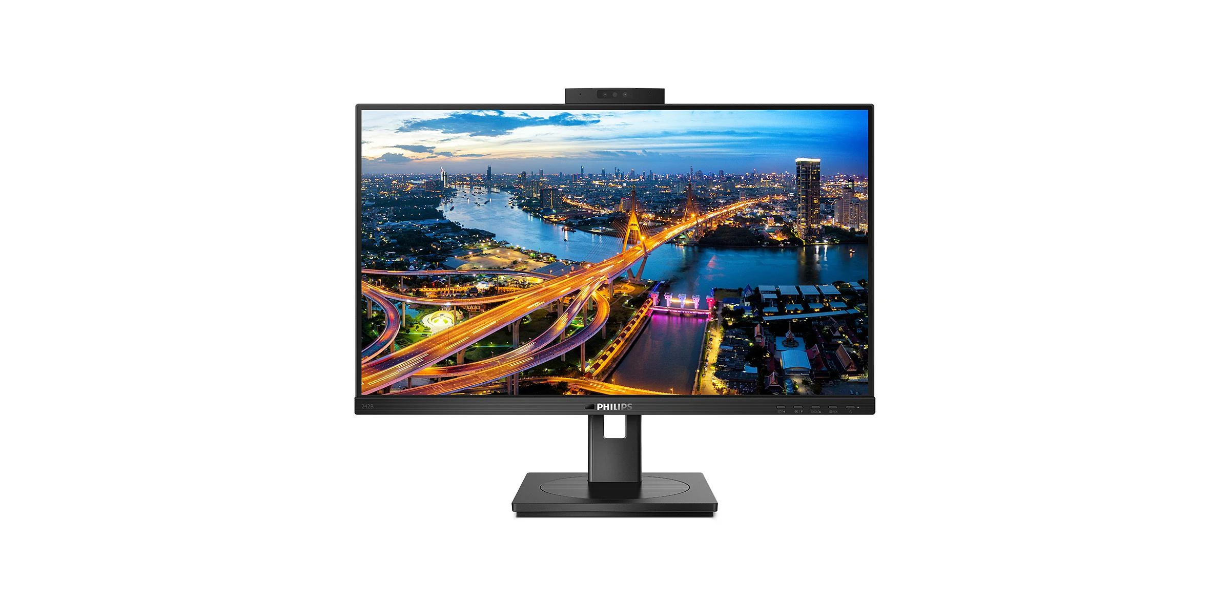 Monitorius Philips B Line 242B1H/00 LED ekranas 60,5 cm (23.8") 1920 x 1080 pikseliai „Full HD“ Juoda