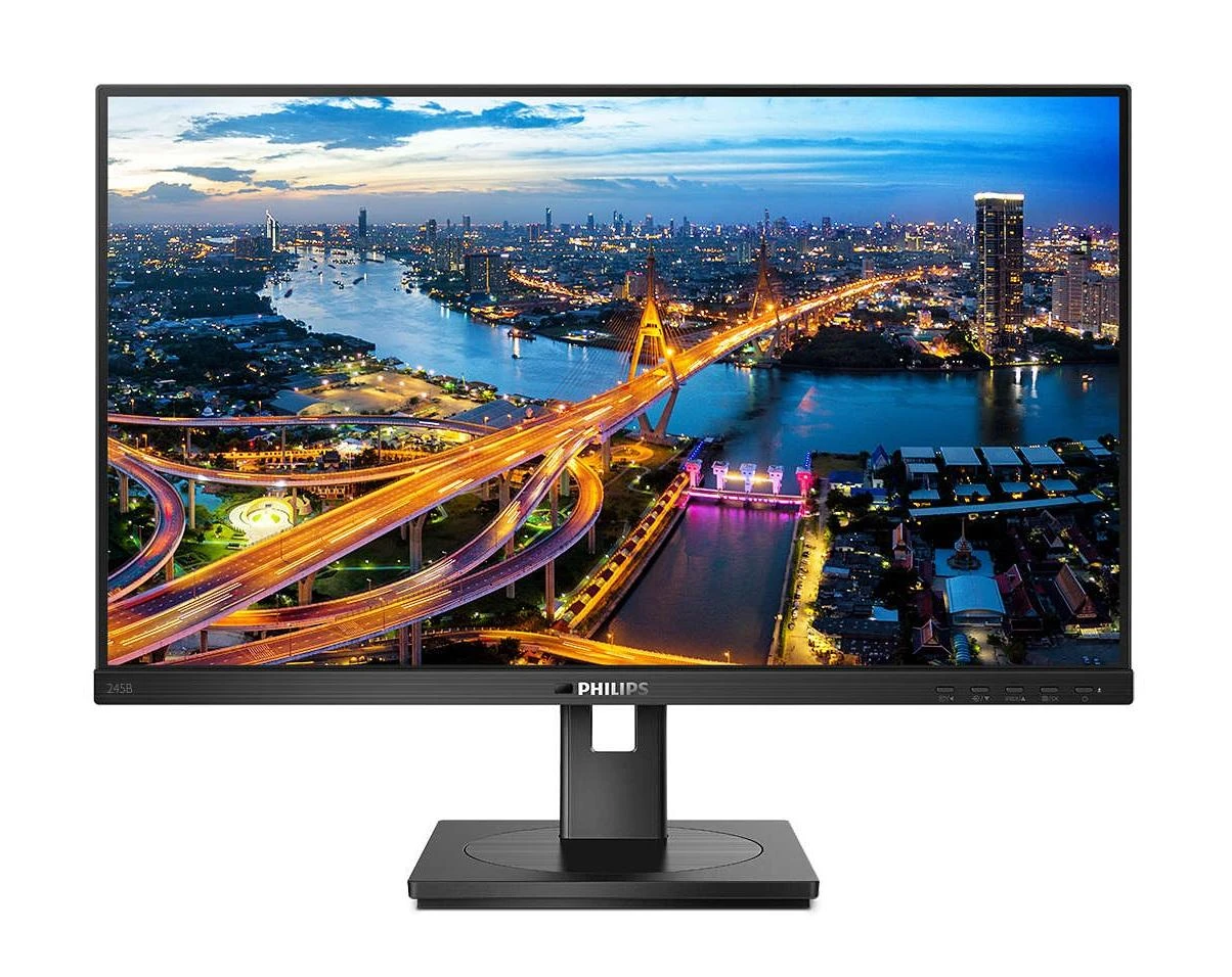 Monitorius Philips B Line 245B1/00 LED 23.8", Juodos spalvos