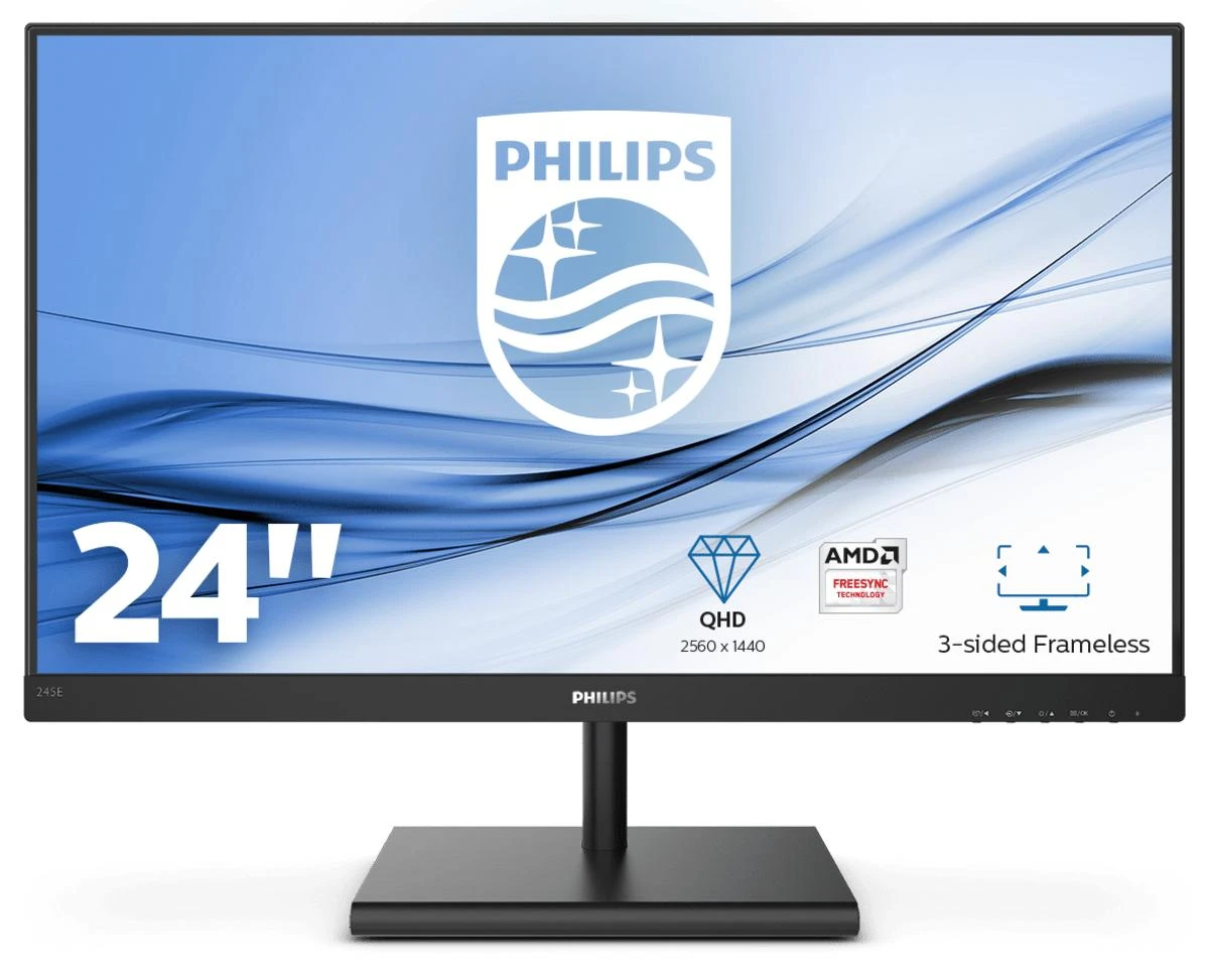 Monitorius Philips 245E1S/00 23.8",IPS, HDMI/DP