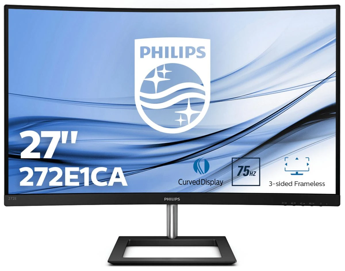 Monitorius Philips E Line 272E1CA/00 68,6 cm (27"), Juodos spalvos