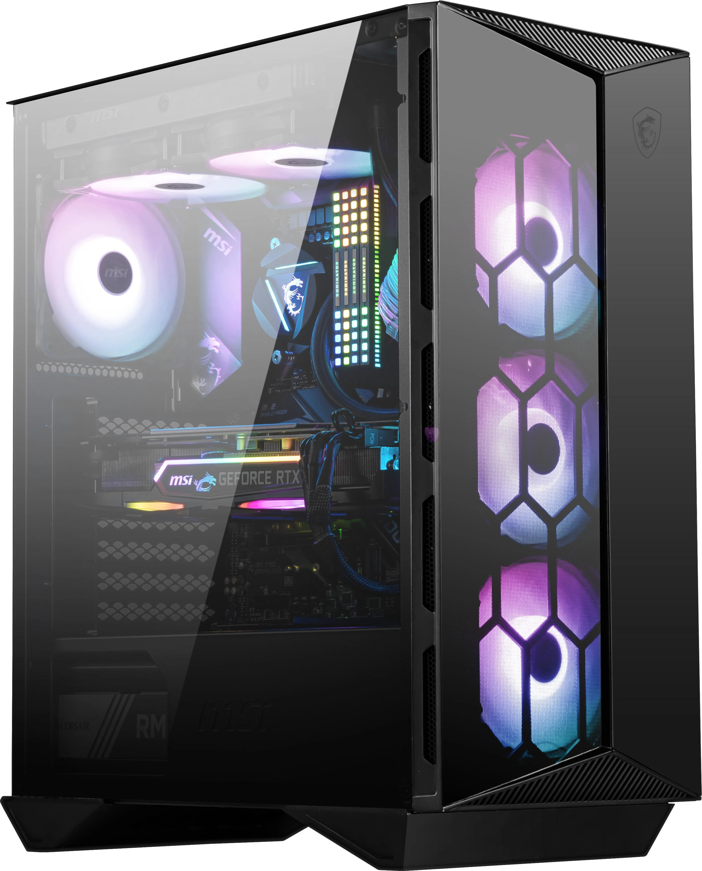 Kompiuterio korpusas MSI MPG GUNGNIR 110R/Mid Tower/Juodas