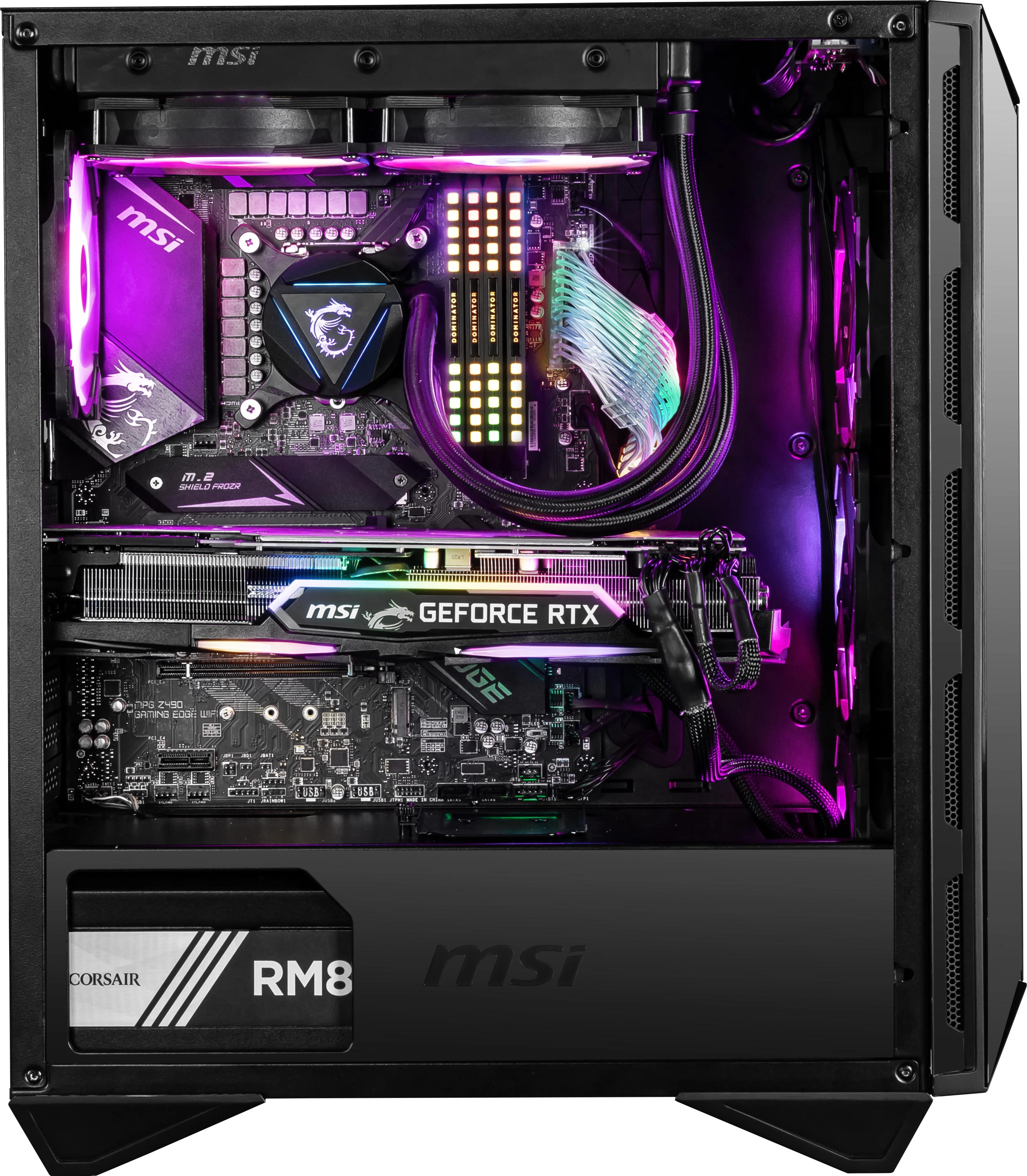 Kompiuterio korpusas MSI MPG GUNGNIR 110R/Mid Tower/Juodas