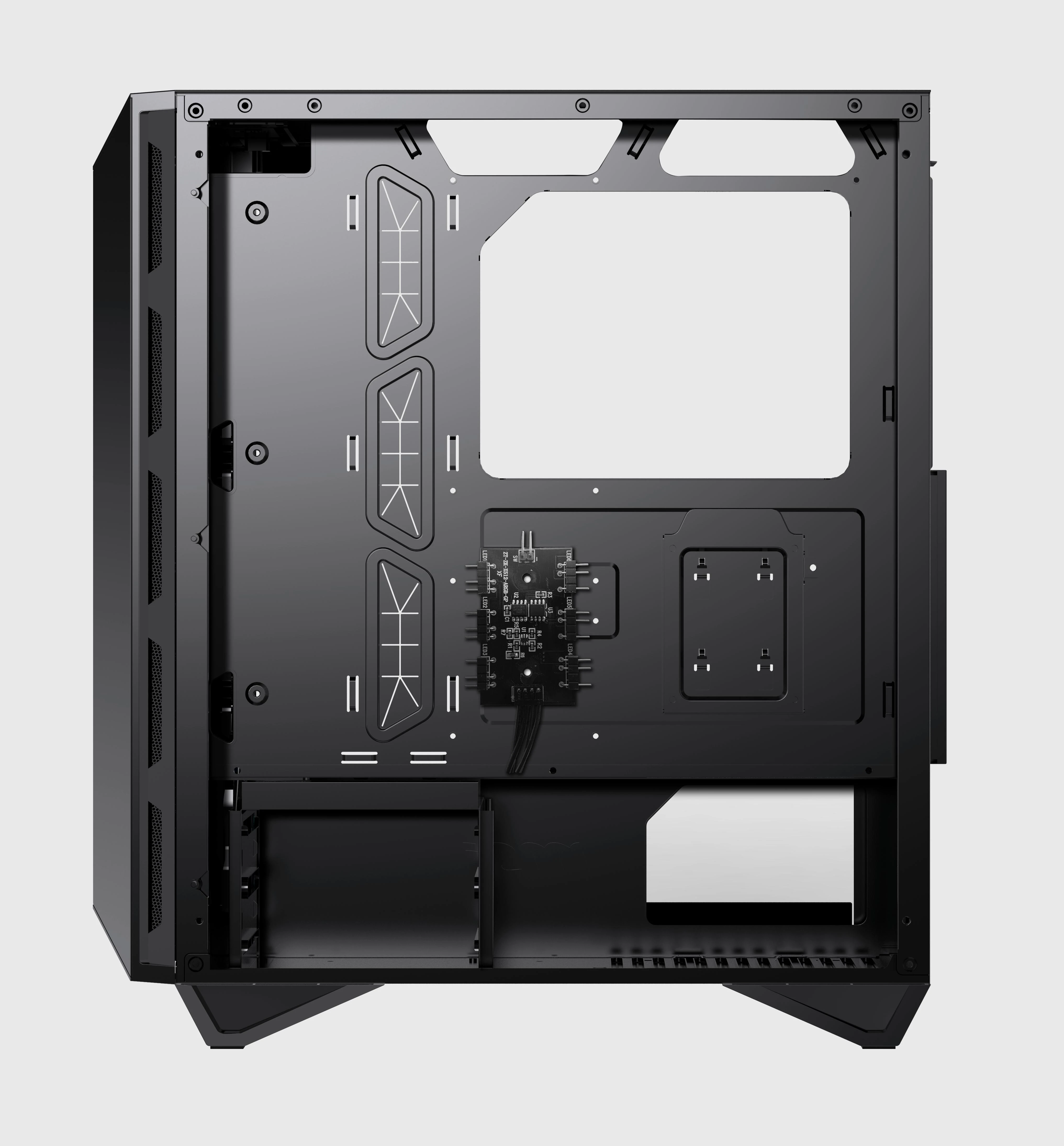 Kompiuterio korpusas MSI MPG GUNGNIR 110R/Mid Tower/Juodas