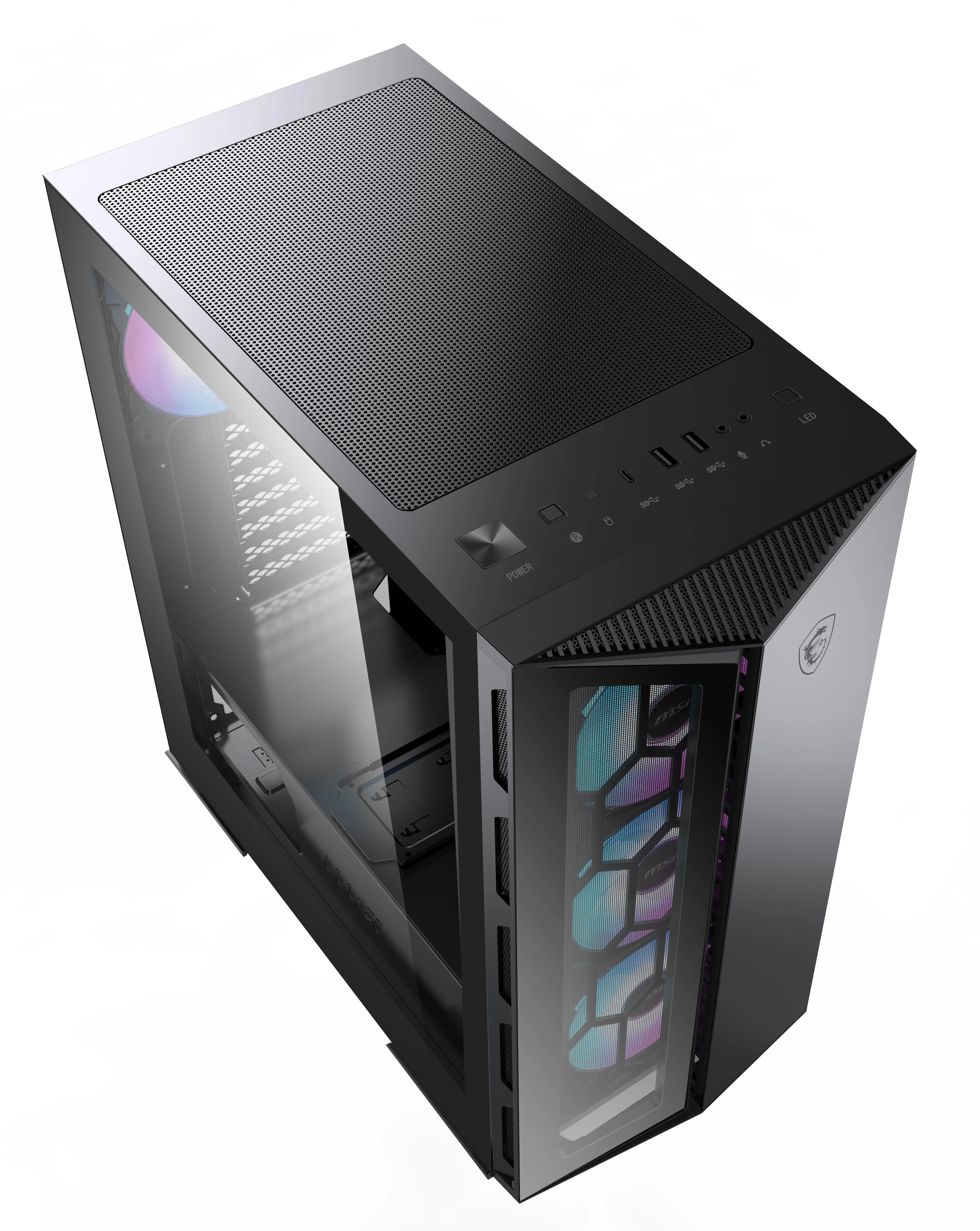 Kompiuterio korpusas MSI MPG GUNGNIR 110R/Mid Tower/Juodas