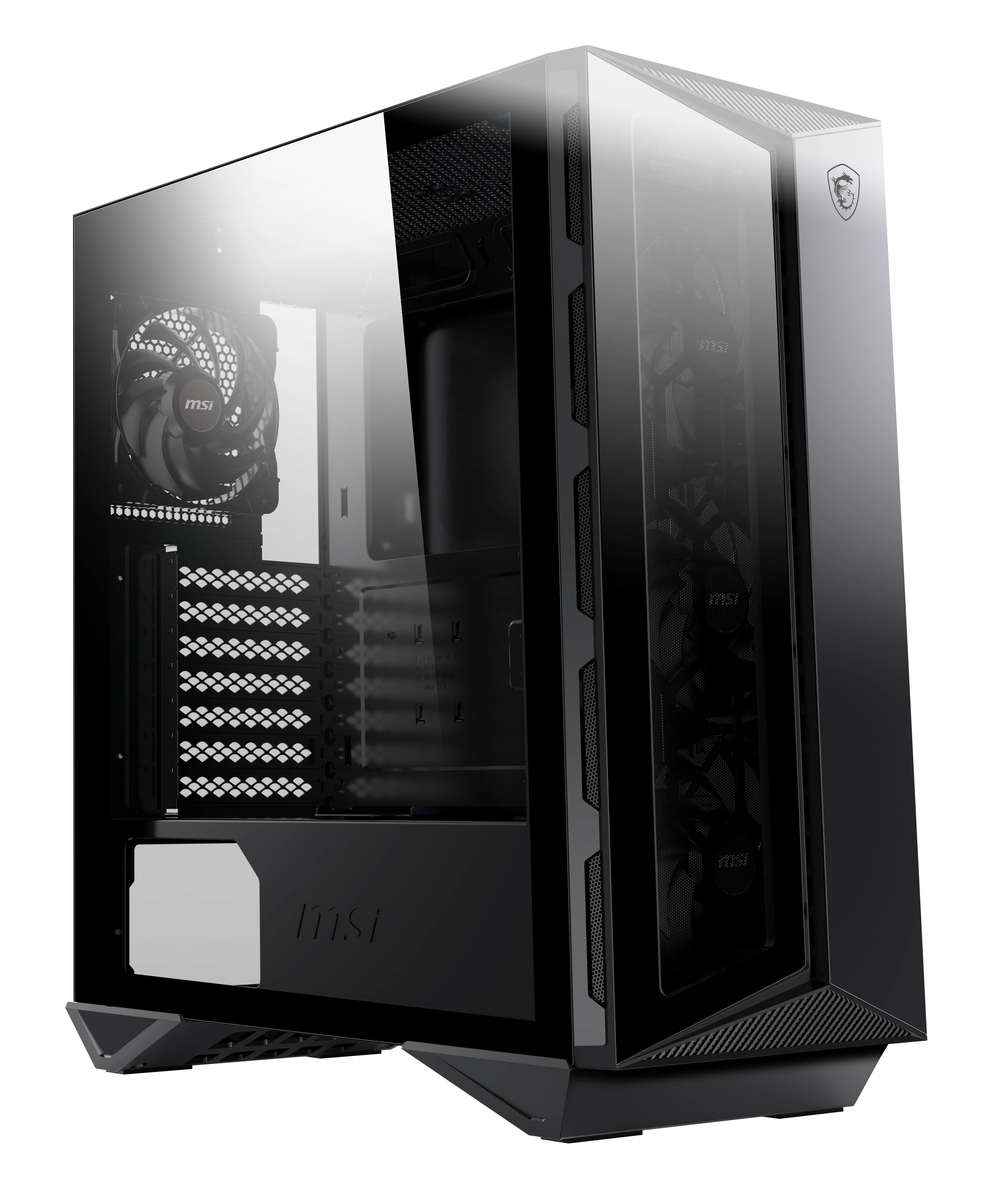Kompiuterio korpusas MSI MPG GUNGNIR 110R/Mid Tower/Juodas
