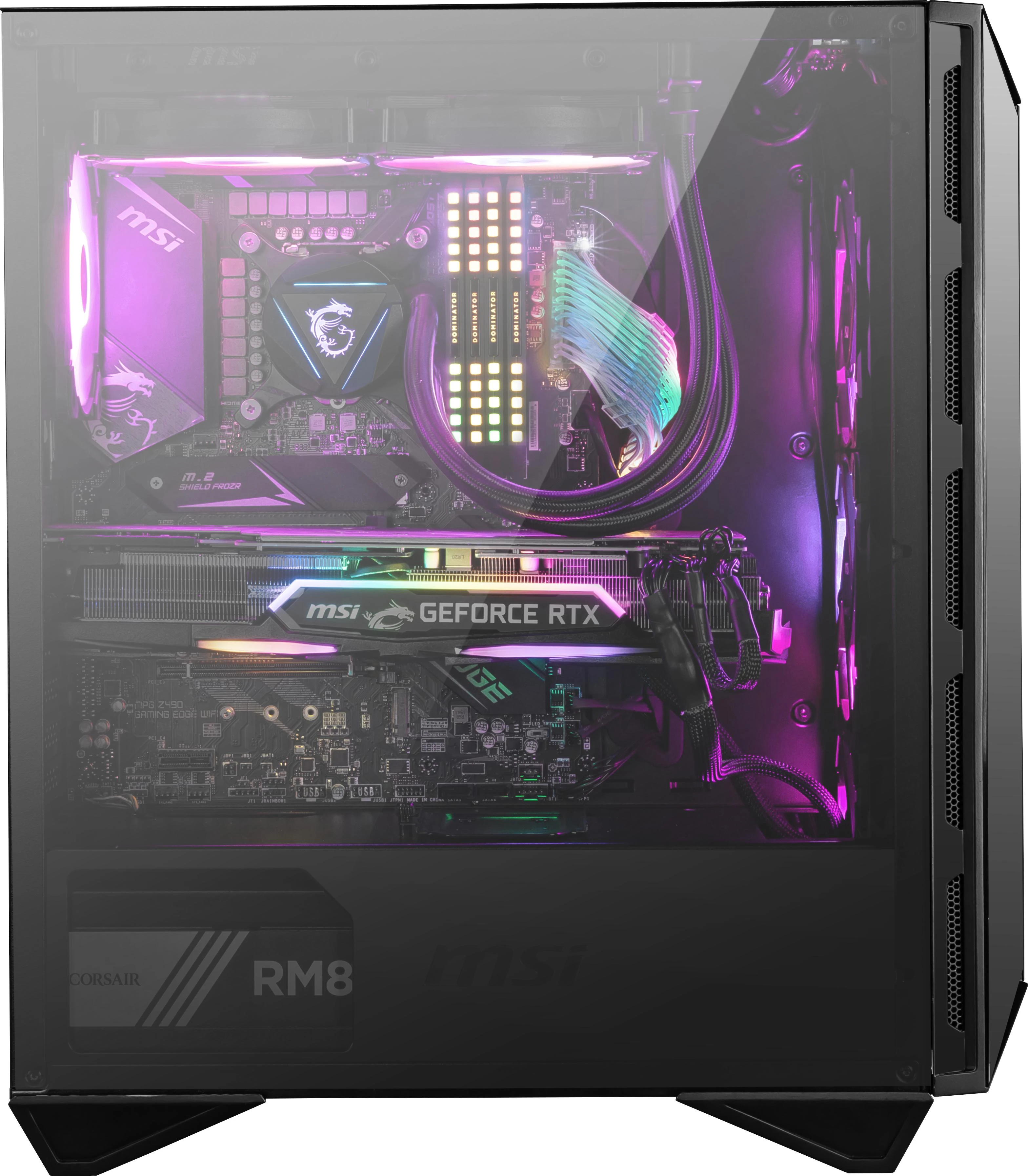 Kompiuterio korpusas MSI MPG GUNGNIR 110R/Mid Tower/Juodas