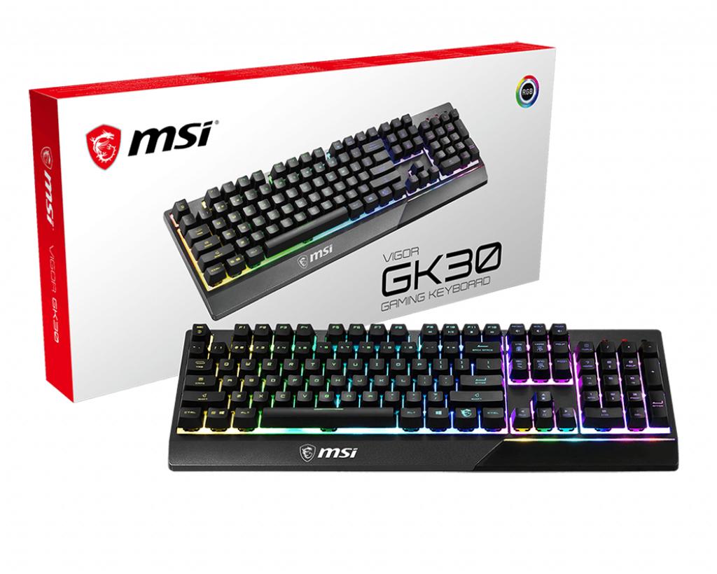 Klaviatūra MSI VIGOR GK30 US juodas