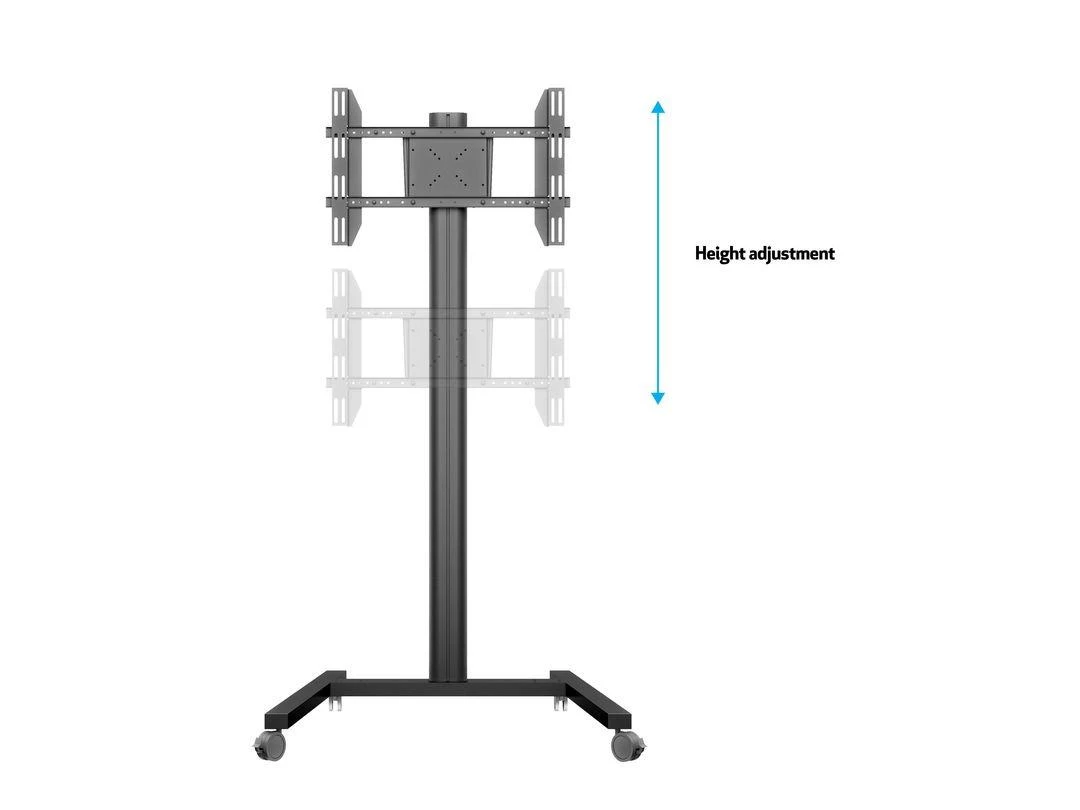 Laikiklis Multibrackets MB EKRANAS STOVAS 180 SINGLE Juodas