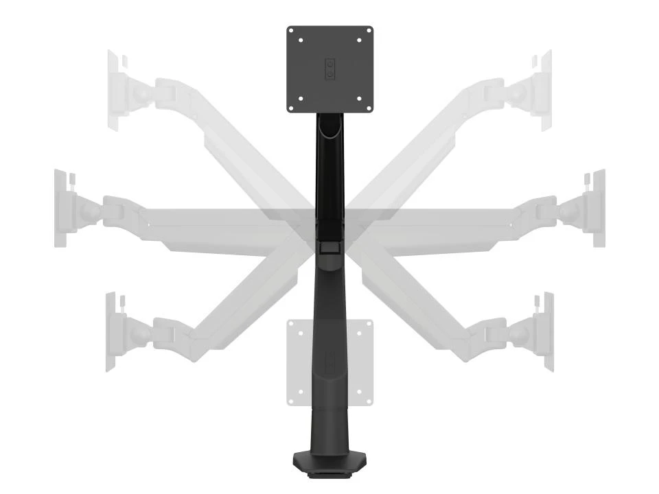 Multibrackets 2449 stalinis plokščiųjų ekranų laikiklis 81,3 cm (32") Gnybtas Juoda