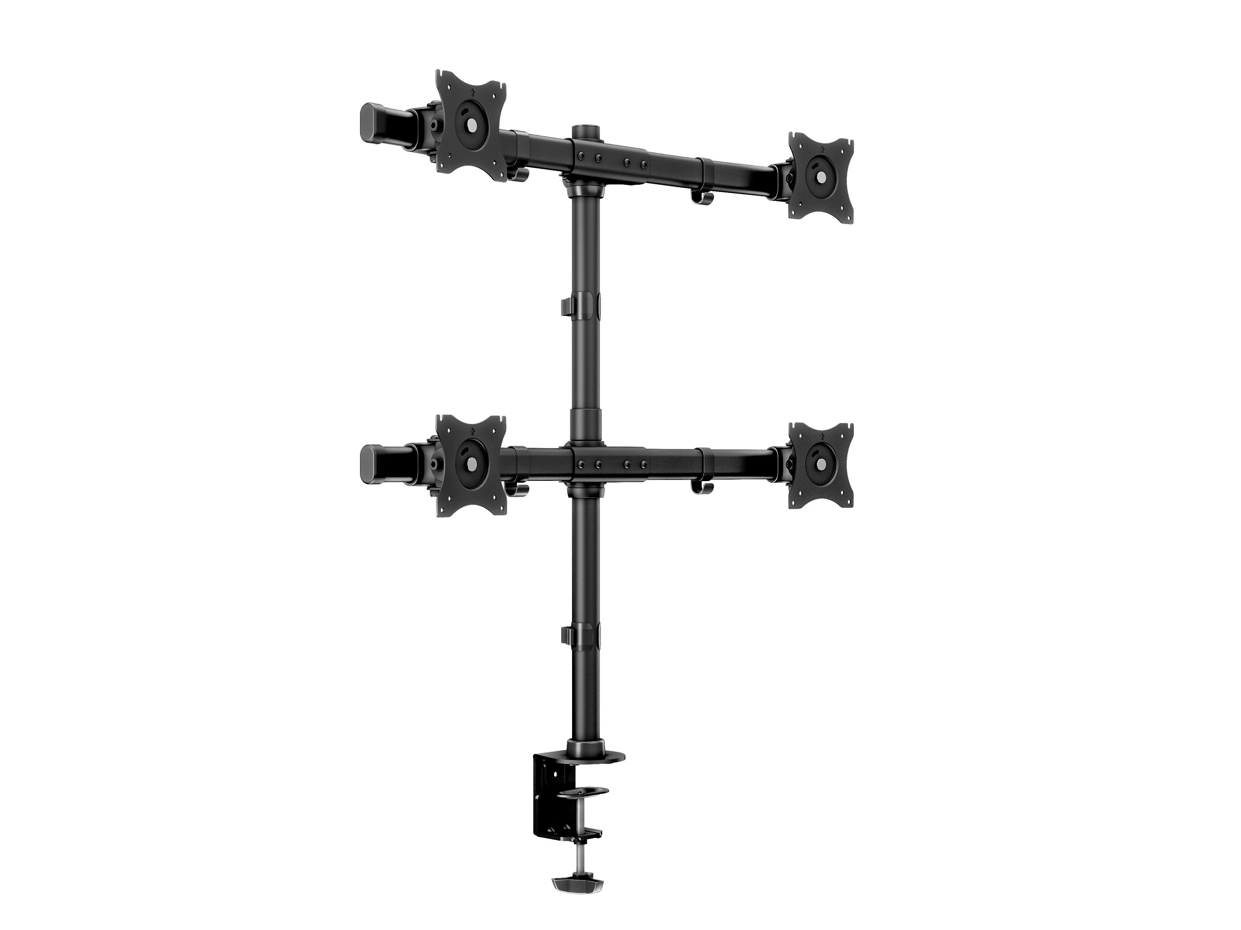 Laikiklis Multibrackets Daugiafunkciniai laikikliai MB DESKMOUNT BASIC QUAD Juodas MAX 7.5KG