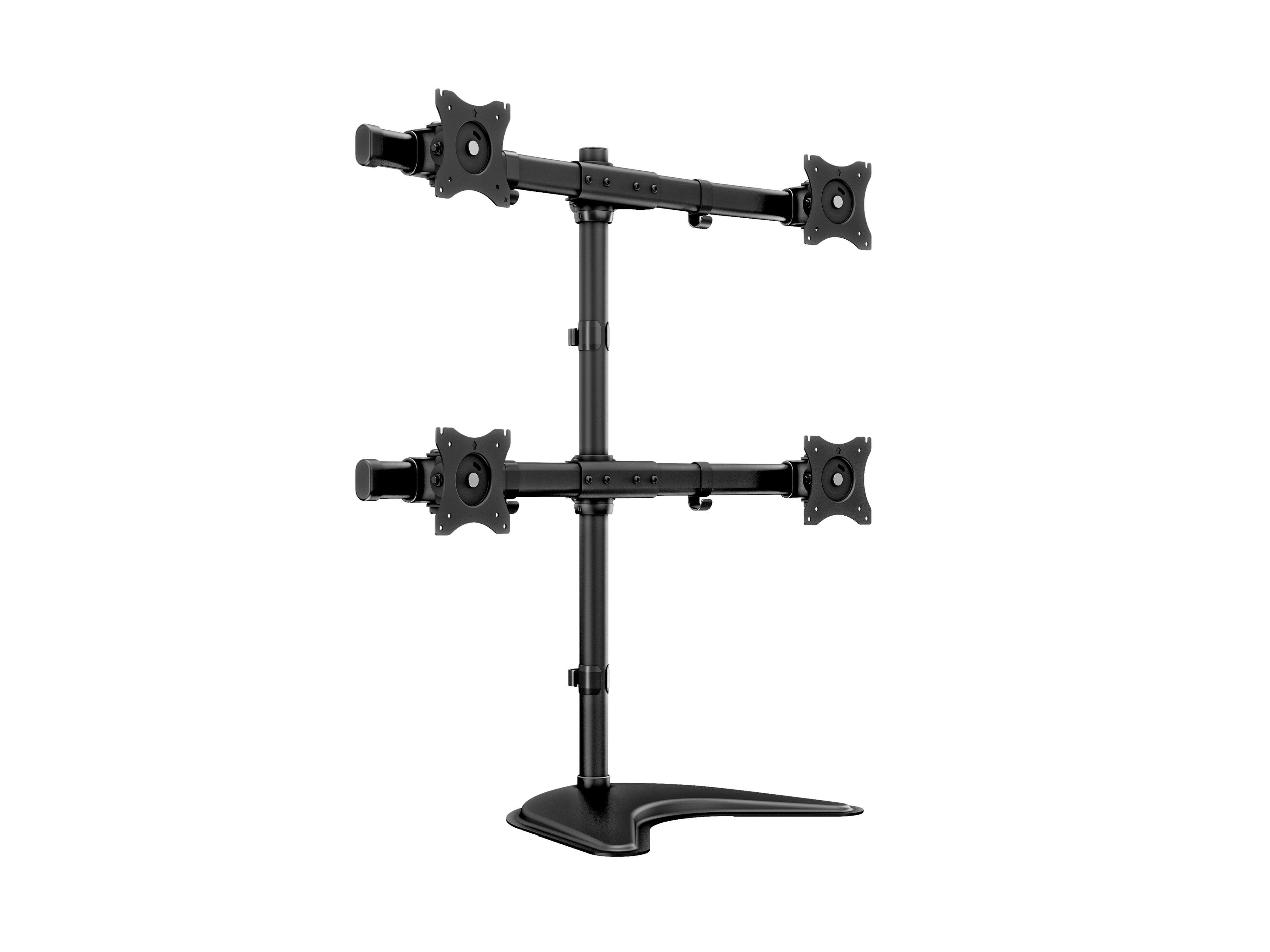 Laikiklis Multibrackets MB DESKSTAND BASIC QUAD Juodas MAX 10KG