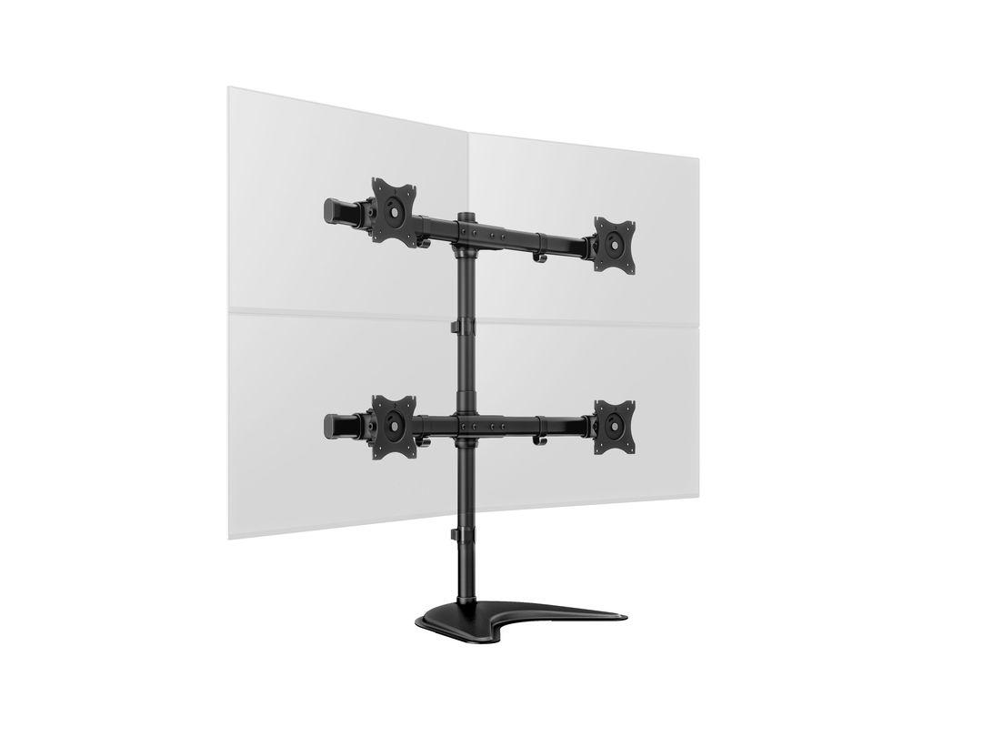 Laikiklis Multibrackets MB DESKSTAND BASIC QUAD Juodas MAX 10KG