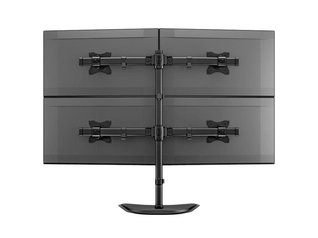 Laikiklis Multibrackets MB DESKSTAND BASIC QUAD Juodas MAX 10KG