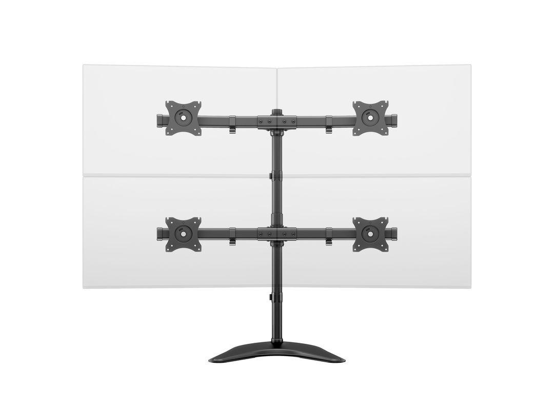 Laikiklis Multibrackets MB DESKSTAND BASIC QUAD Juodas MAX 10KG