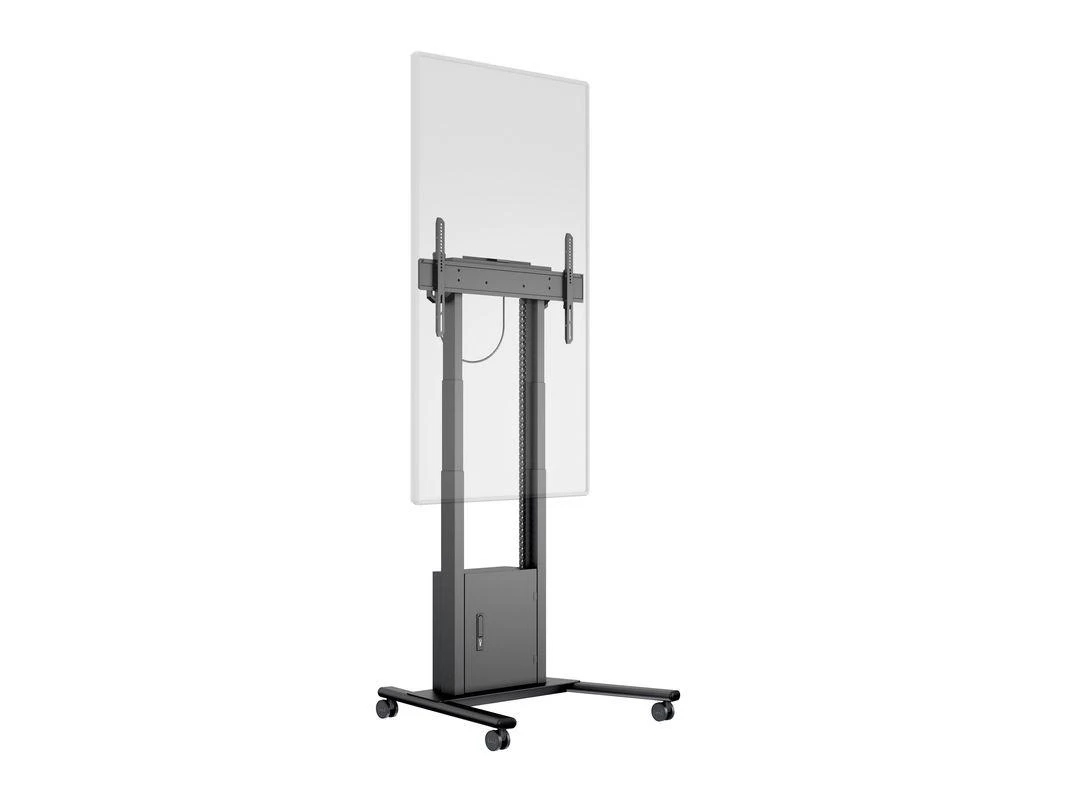 Laikiklis „Multibrackets MB“ motorizuotas grindų stovas 120 kg Juodas, 800x400, 42-100"