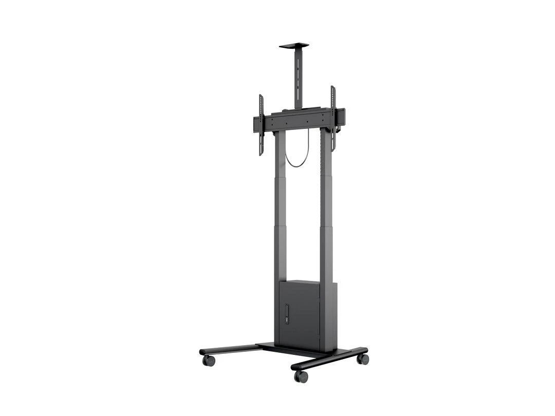 Laikiklis „Multibrackets MB“ motorizuotas grindų stovas 120 kg Juodas, 800x400, 42-100"