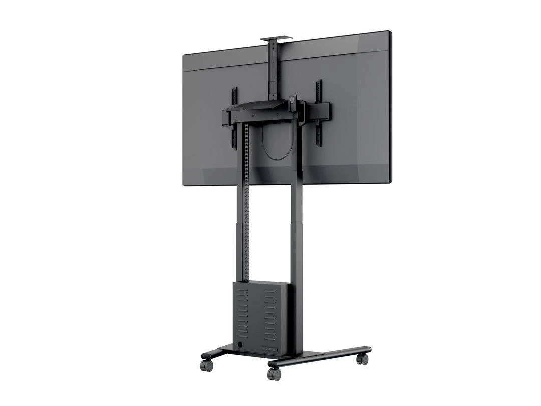 Laikiklis „Multibrackets MB“ motorizuotas grindų stovas 120 kg Juodas, 800x400, 42-100"