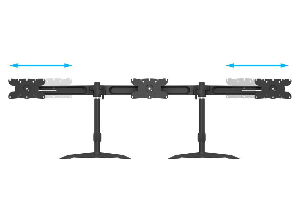 Multibrackets 1312 monitoriaus laikiklis arba stovas 81,3 cm (32") Laisvai stovintis Juoda